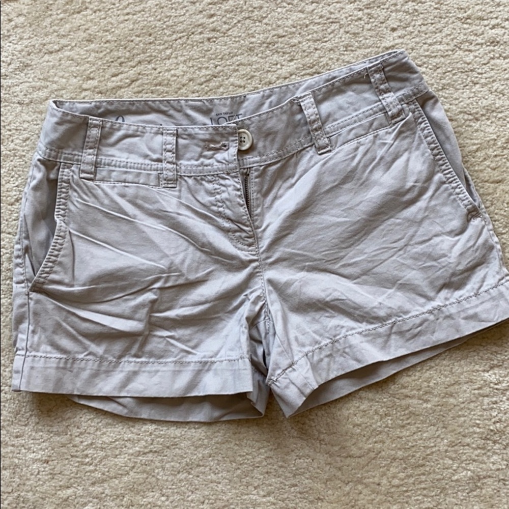 Loft tan shorts